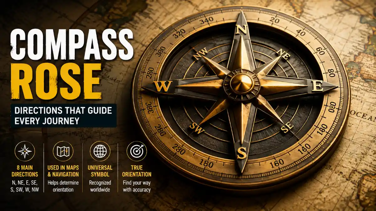 What Is A Compass Rose? A Complete Guide To Map Directions