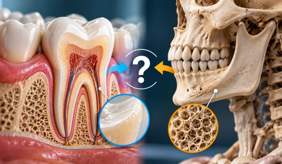 are teeth bones